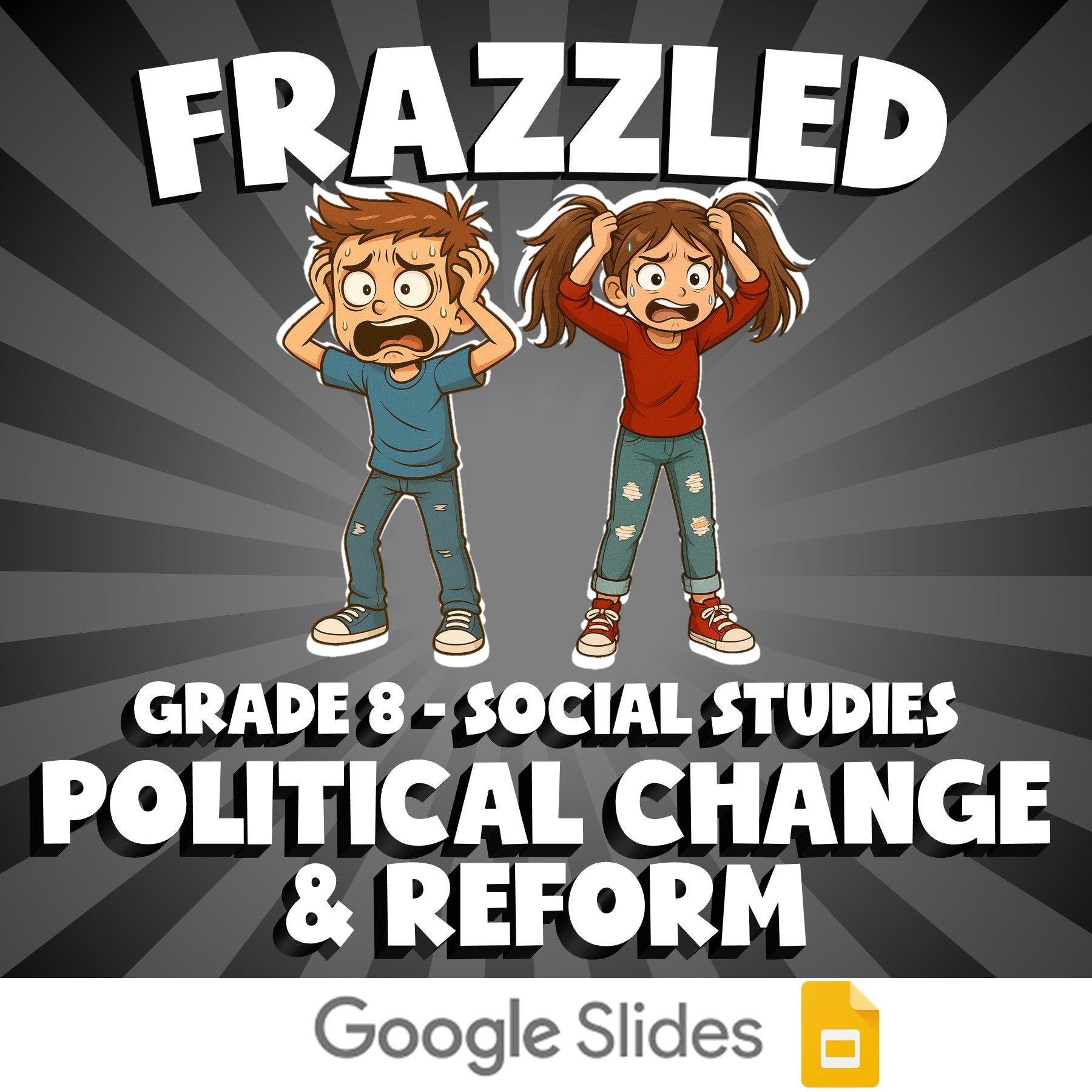 Political Change & Reform FRAZZLED Socials Game - No Prep Grade 8 Review
