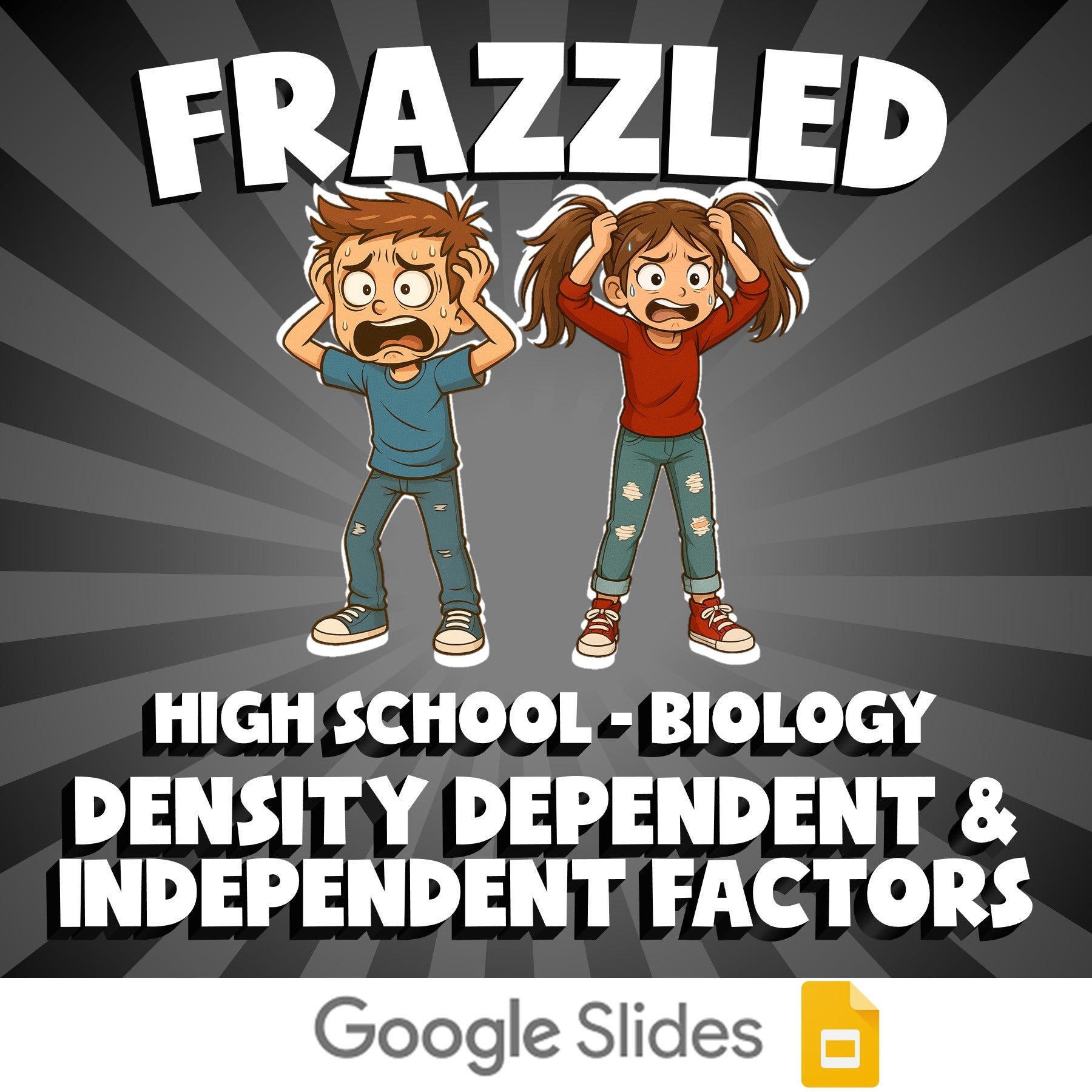 Density Dependent & Independent Factors FRAZZLED Science Game - No Prep Biology