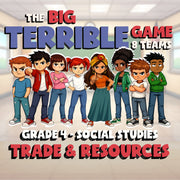 Trade & Resources BIG TERRIBLE GAME - No Prep Grade 4 Socials Review Activity