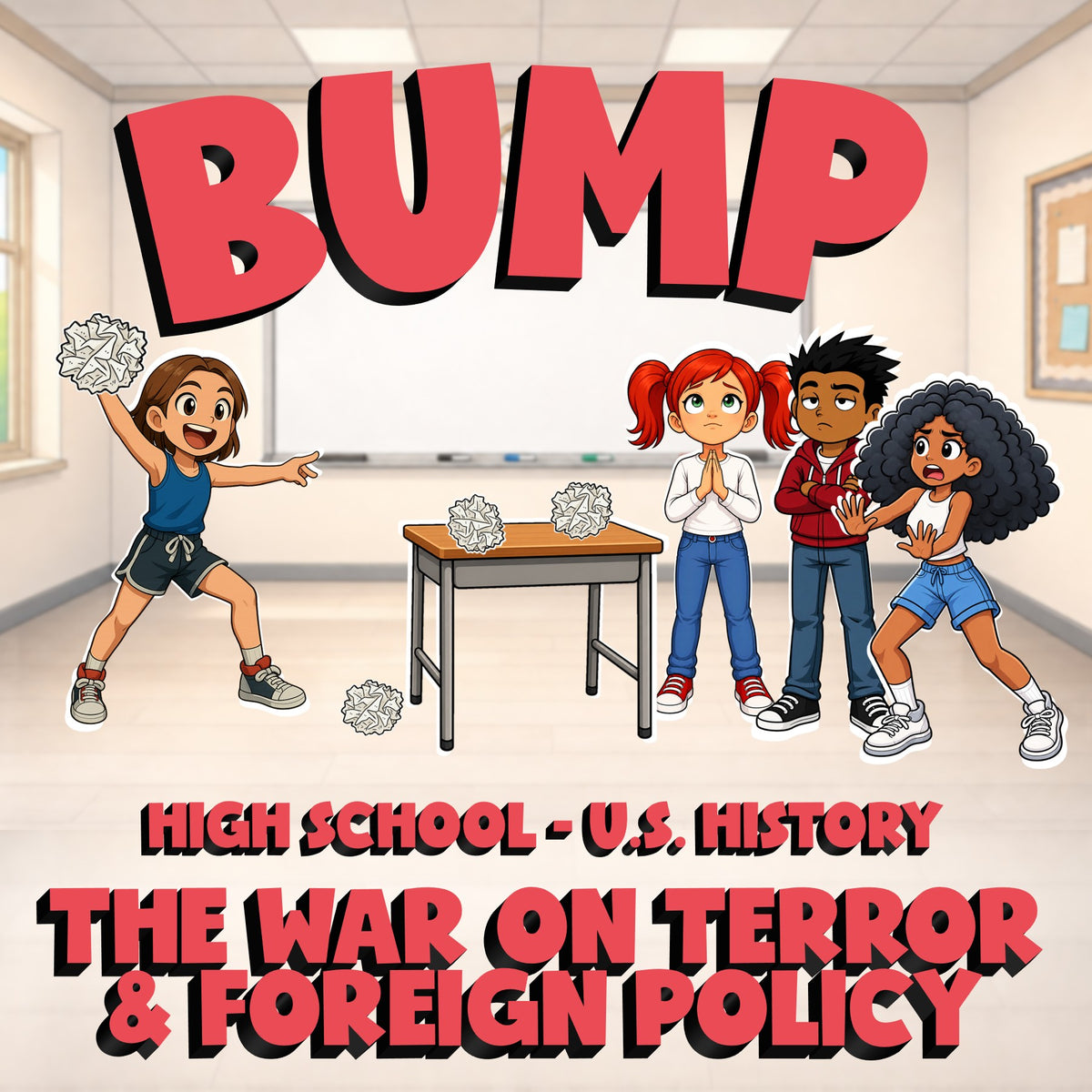 The War on Terror & Foreign Policy BUMP U.S. History Game - No Prep Review