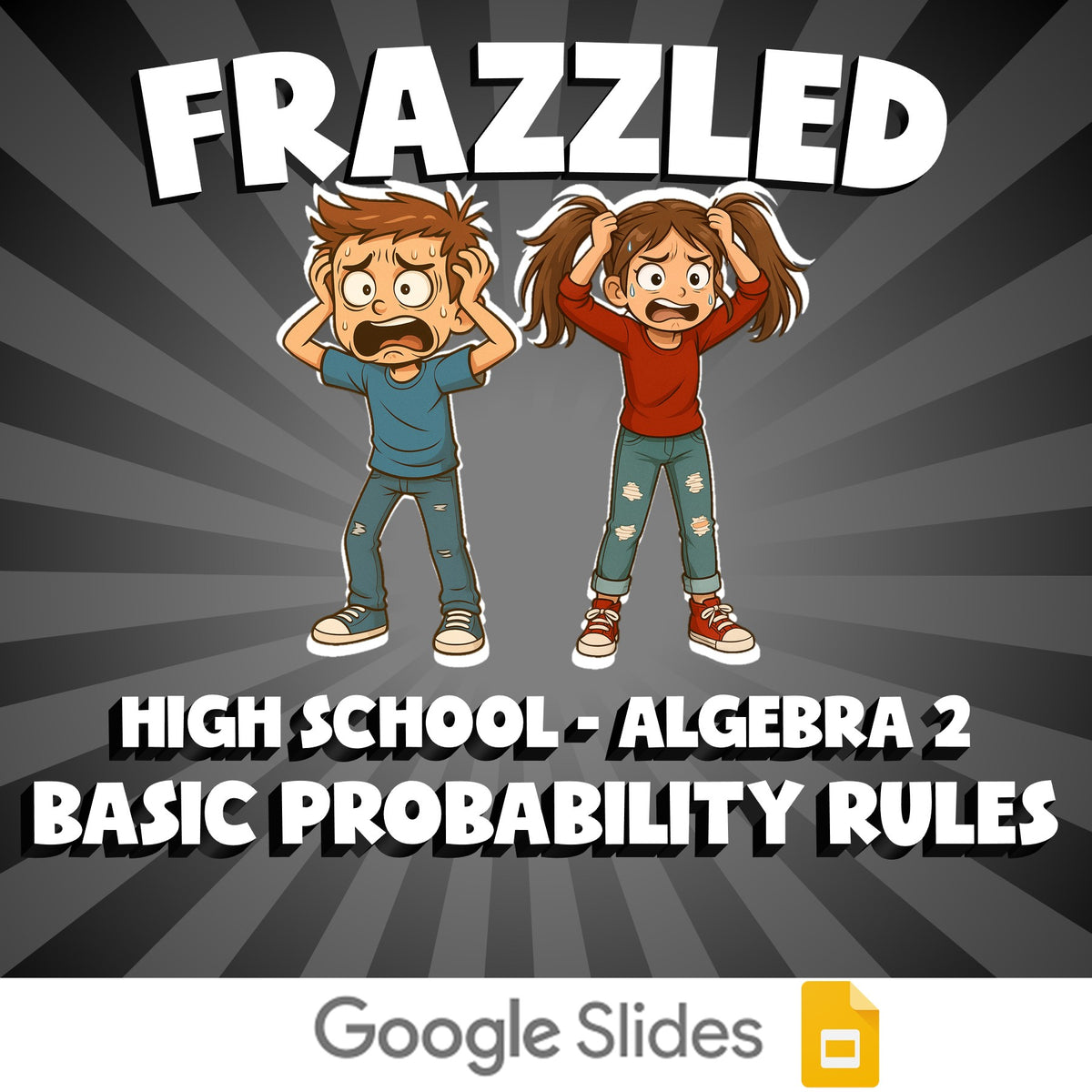 Basic Probability Rules FRAZZLED Math Game - No Prep Algebra 2 Review Activity