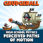Perceived Paths of Motion GRUDGEBALL Science Game - No Prep Physics Review