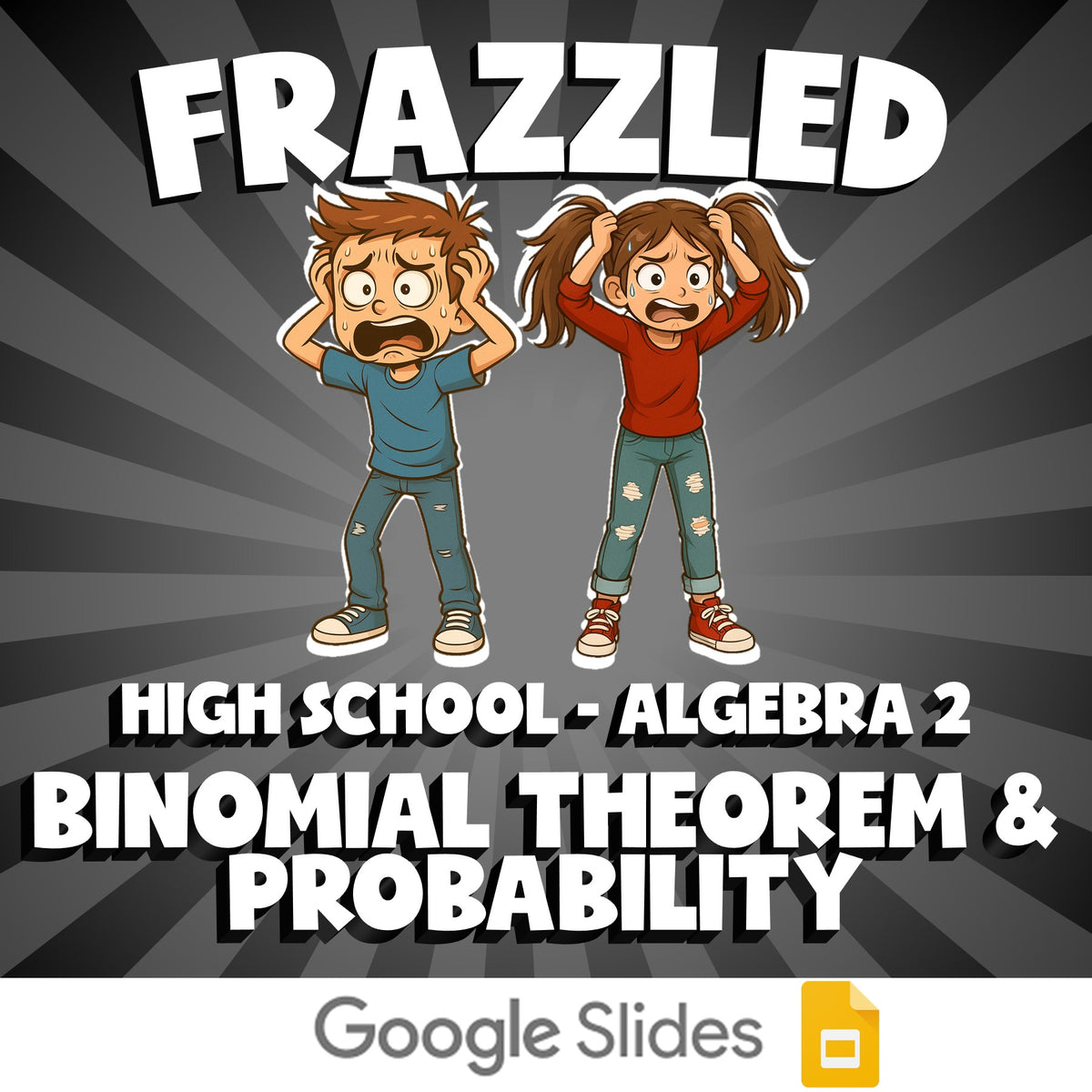 Binomial Theorem & Probability FRAZZLED Math Game - No Prep Algebra 2 Review