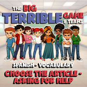 Choose The Article - Asking for Help BIG TERRIBLE GAME - Spanish Exercise