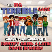 Identify Greek & Latin Roots in Words BIG TERRIBLE GAME - Grade 4 ELA Review