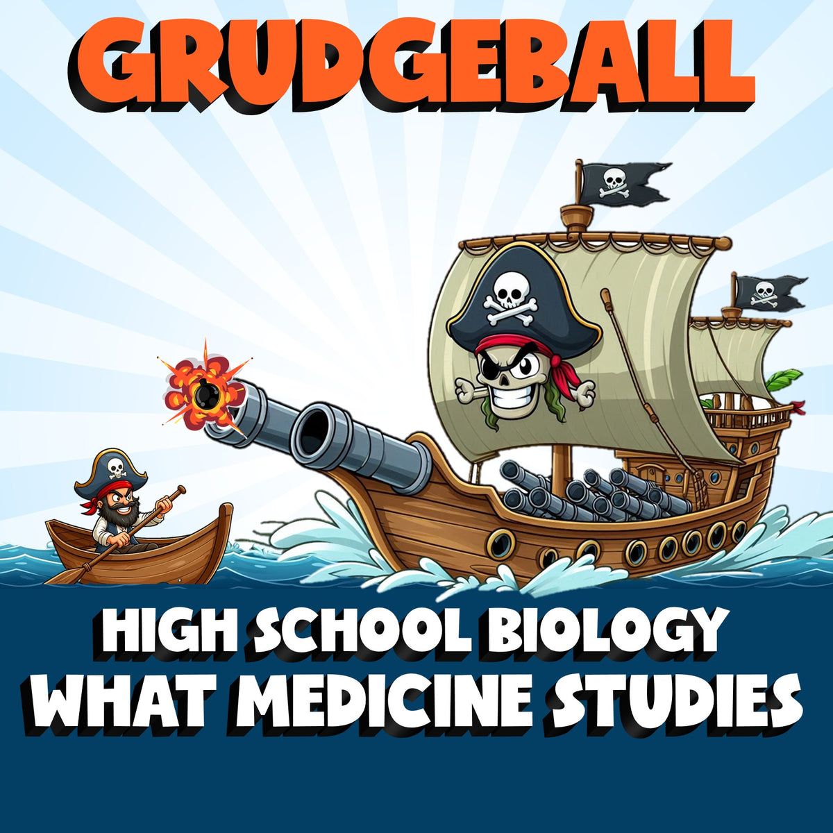What Medicine Studies GRUDGEBALL Science Game - No Prep Biology Review Activity