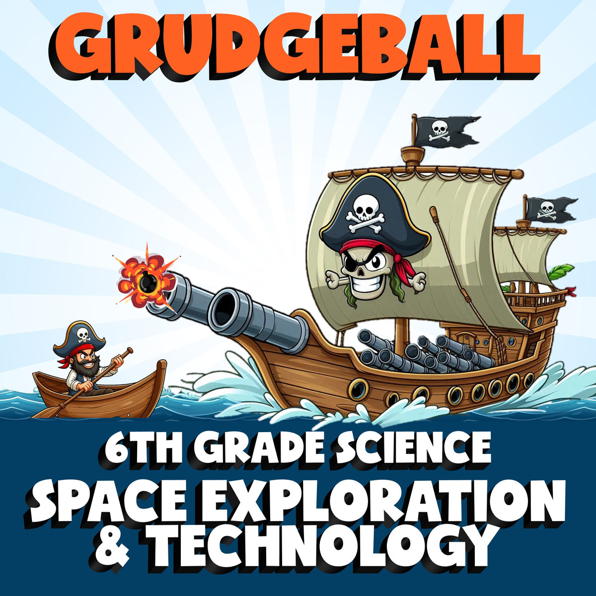Space Exploration & Technology GRUDGEBALL Science Game - No Prep Grade 6 Review