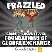 Foundations of Global Exchange FRAZZLED Socials Game - No Prep Grade 6 Review