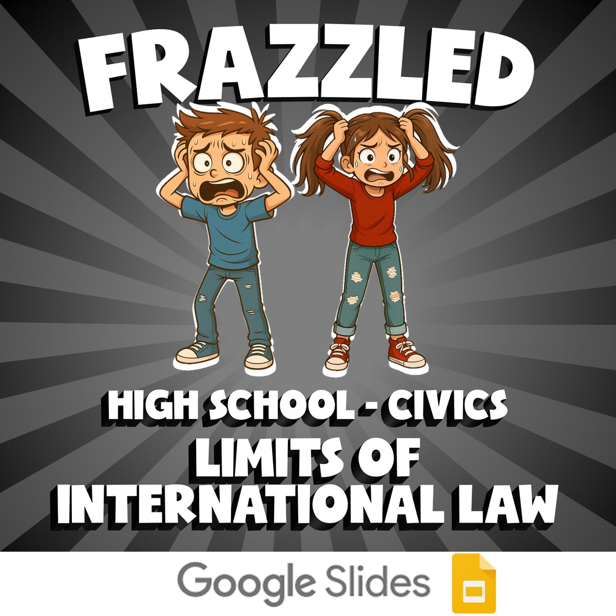 Limits of International Law FRAZZLED Civics Game - No Prep Review Activity