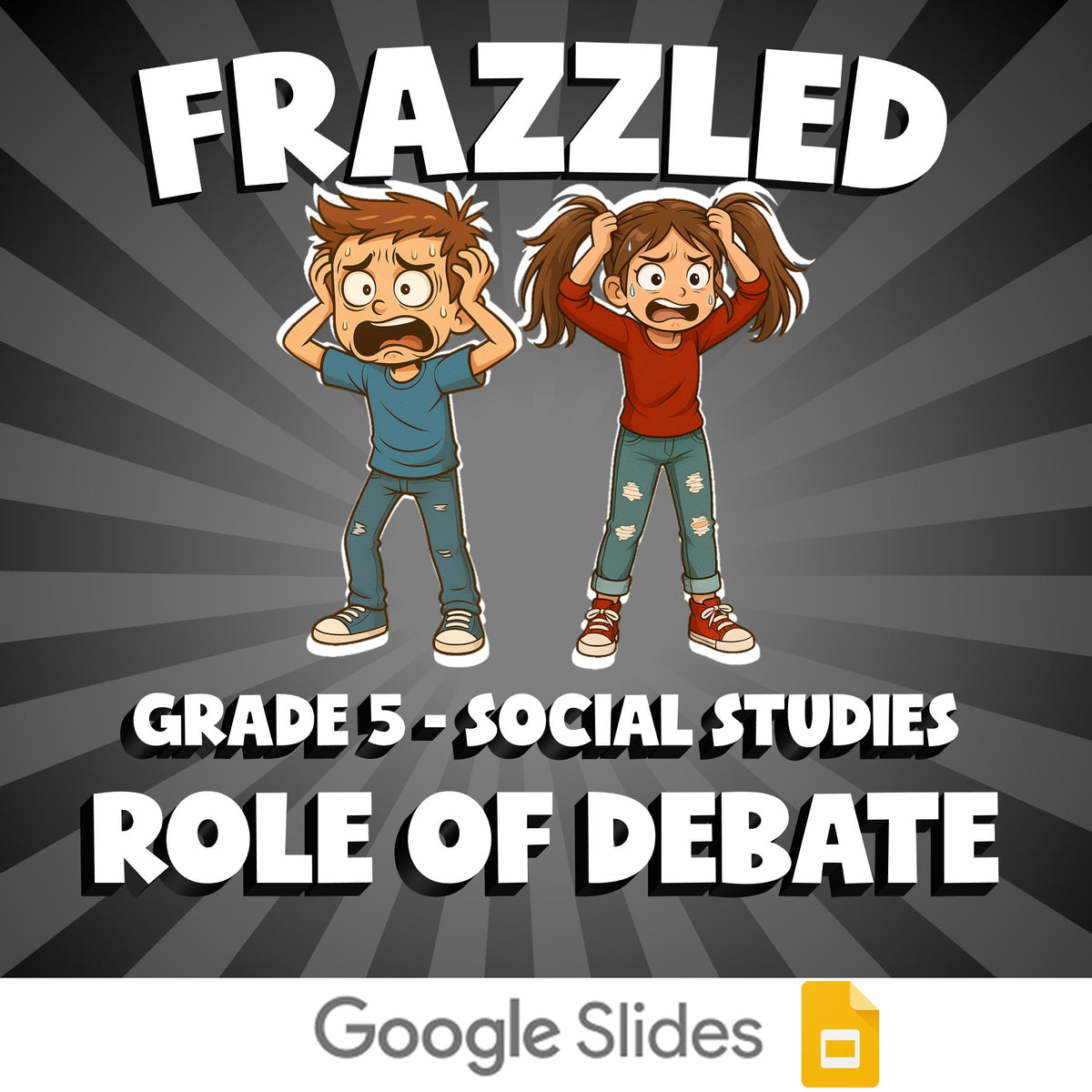 Role of Debate FRAZZLED Socials Game - No Prep Grade 5 Review Activity