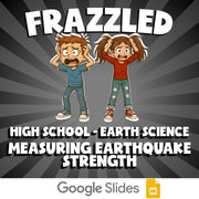 Measuring Earthquake Strength FRAZZLED Game - No Prep Earth Science Review