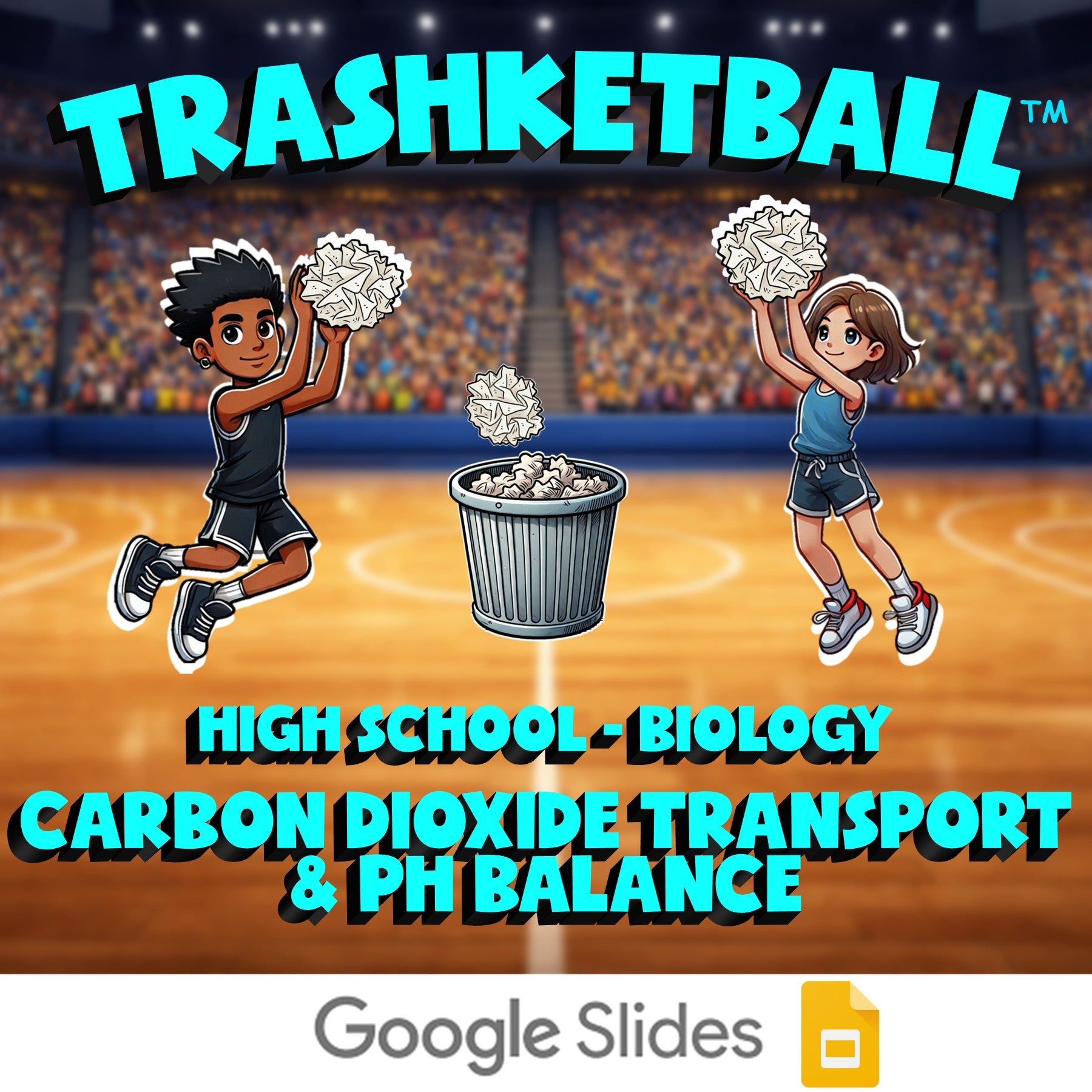 Carbon Dioxide Transport & pH Balance TRASHKETBALL Science Game - Biology
