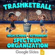 Spectrum Organization TRASHKETBALL Science Game - No Prep Astronomy Review