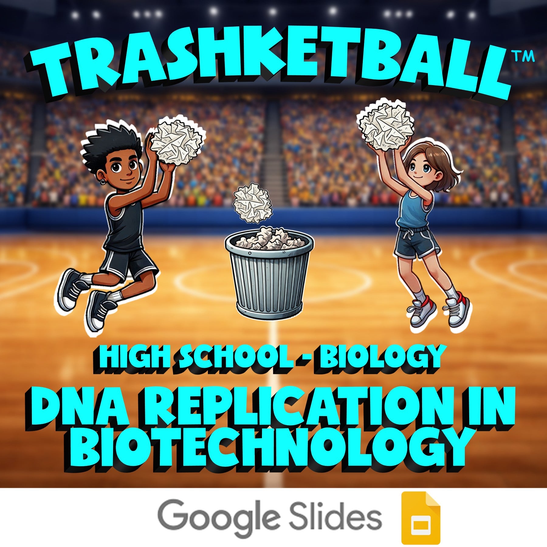 DNA Replication in Biotechnology TRASHKETBALL Science Game - No Prep Biology