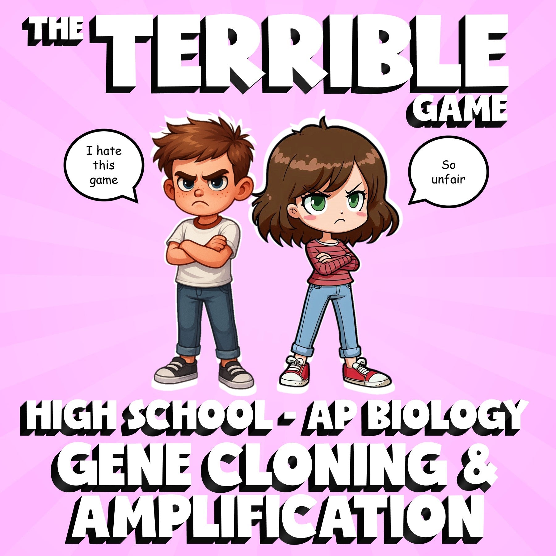Gene Cloning & Amplification THE TERRIBLE GAME - AP Biology Science Review