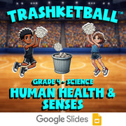 Human Health & Senses TRASHKETBALL Science Game - No Prep Grade 4 Review