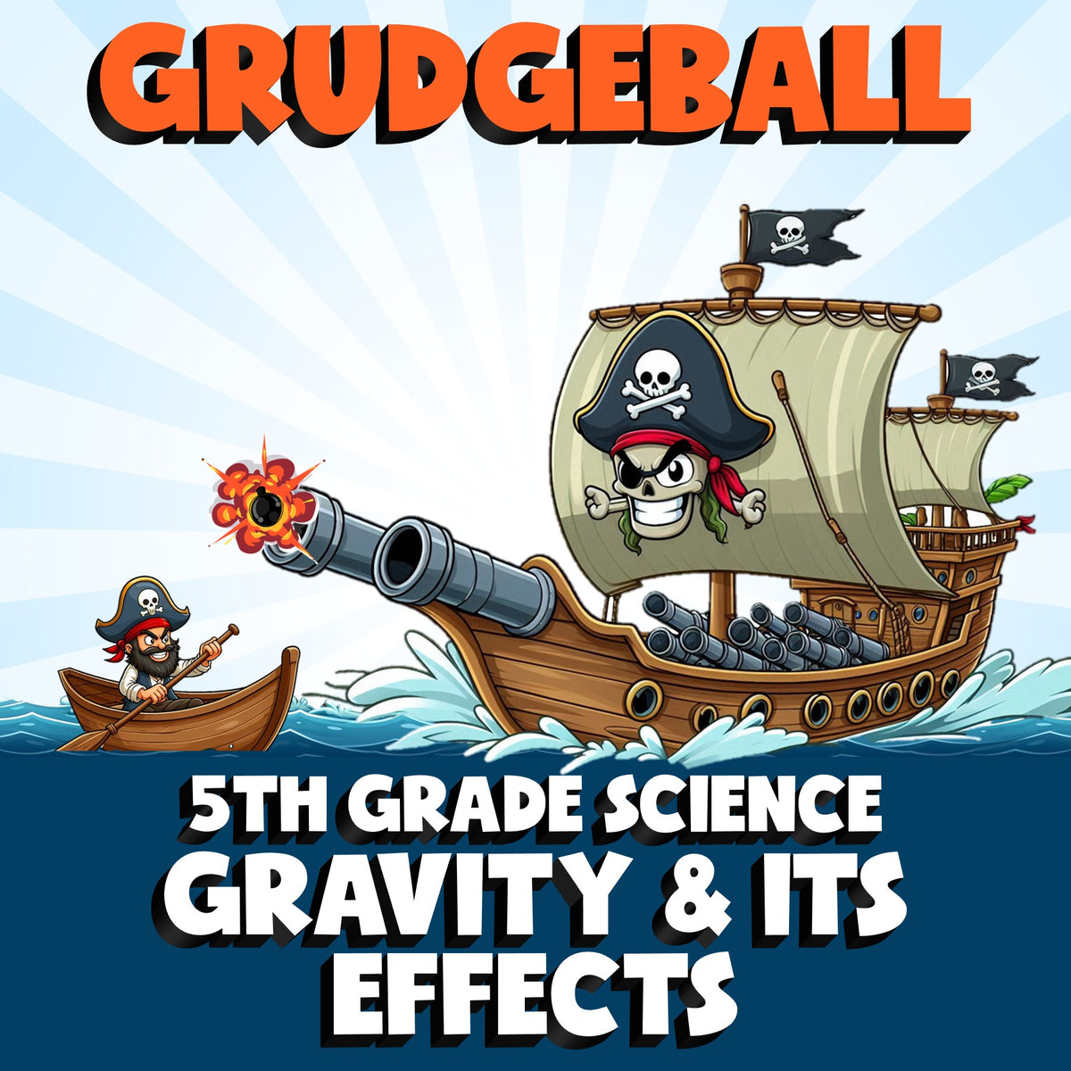 Gravity & Its Effects GRUDGEBALL Science Game - No Prep Grade 5 Review Activity
