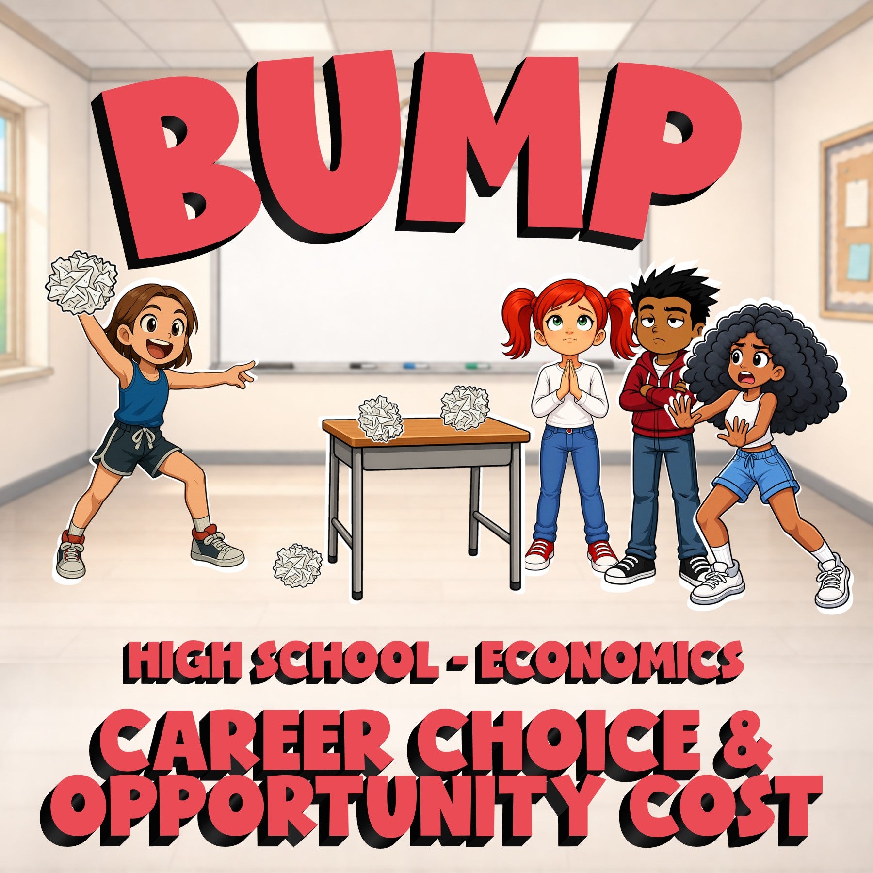 Career Choice & Opportunity Cost BUMP Economics Game - No Prep Review Activity