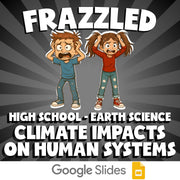 Climate Impacts on Human Systems FRAZZLED Game - No Prep Earth Science Review