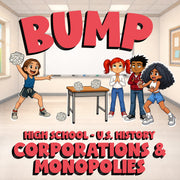 Corporations & Monopolies BUMP U.S. History Game - No Prep Review Activity