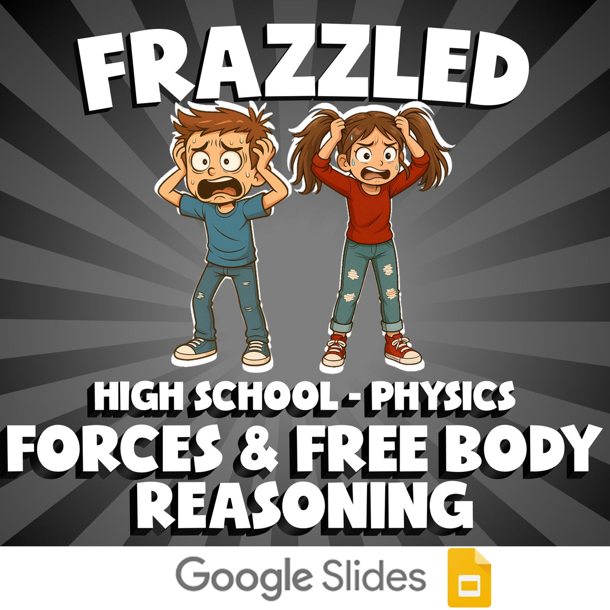 Forces & Free Body Reasoning FRAZZLED Science Game - No Prep Physics Review