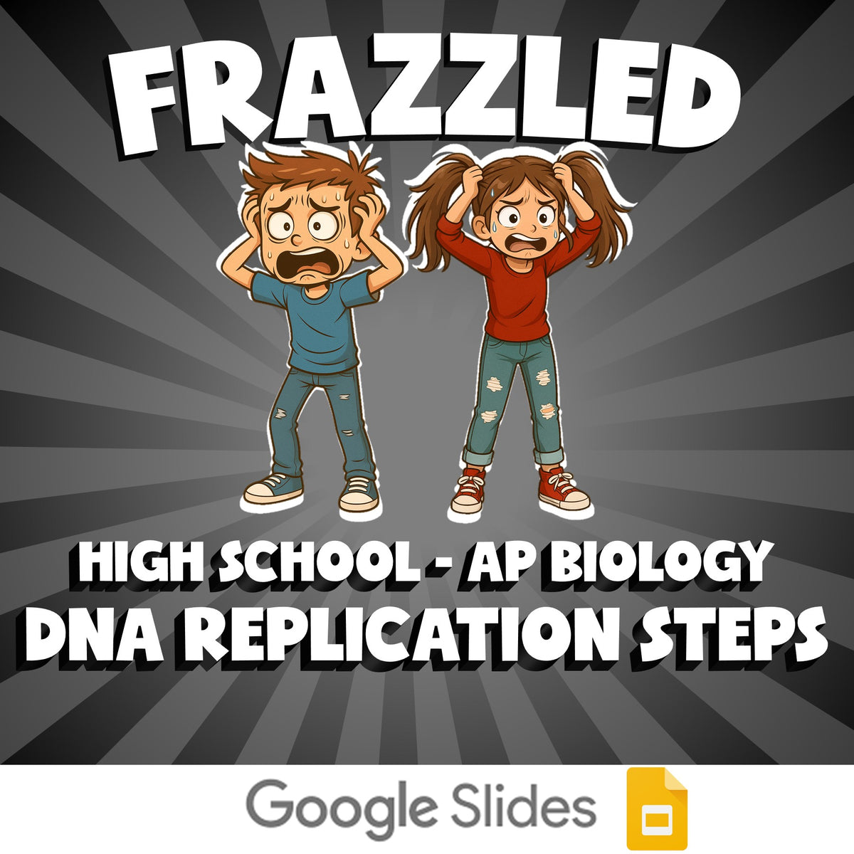DNA Replication Steps FRAZZLED Science Game - No Prep AP Biology Review Activity