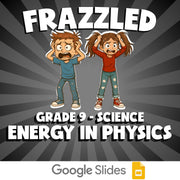 Energy in Physics FRAZZLED Science Game - No Prep Grade 9 Review Activity