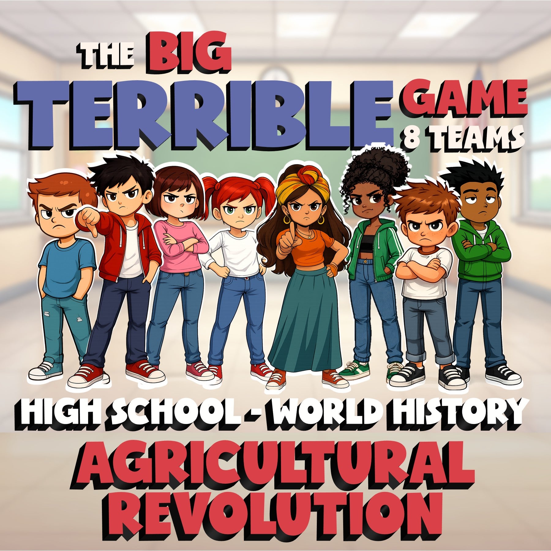 Agricultural Revolution BIG TERRIBLE GAME - No Prep World History Review