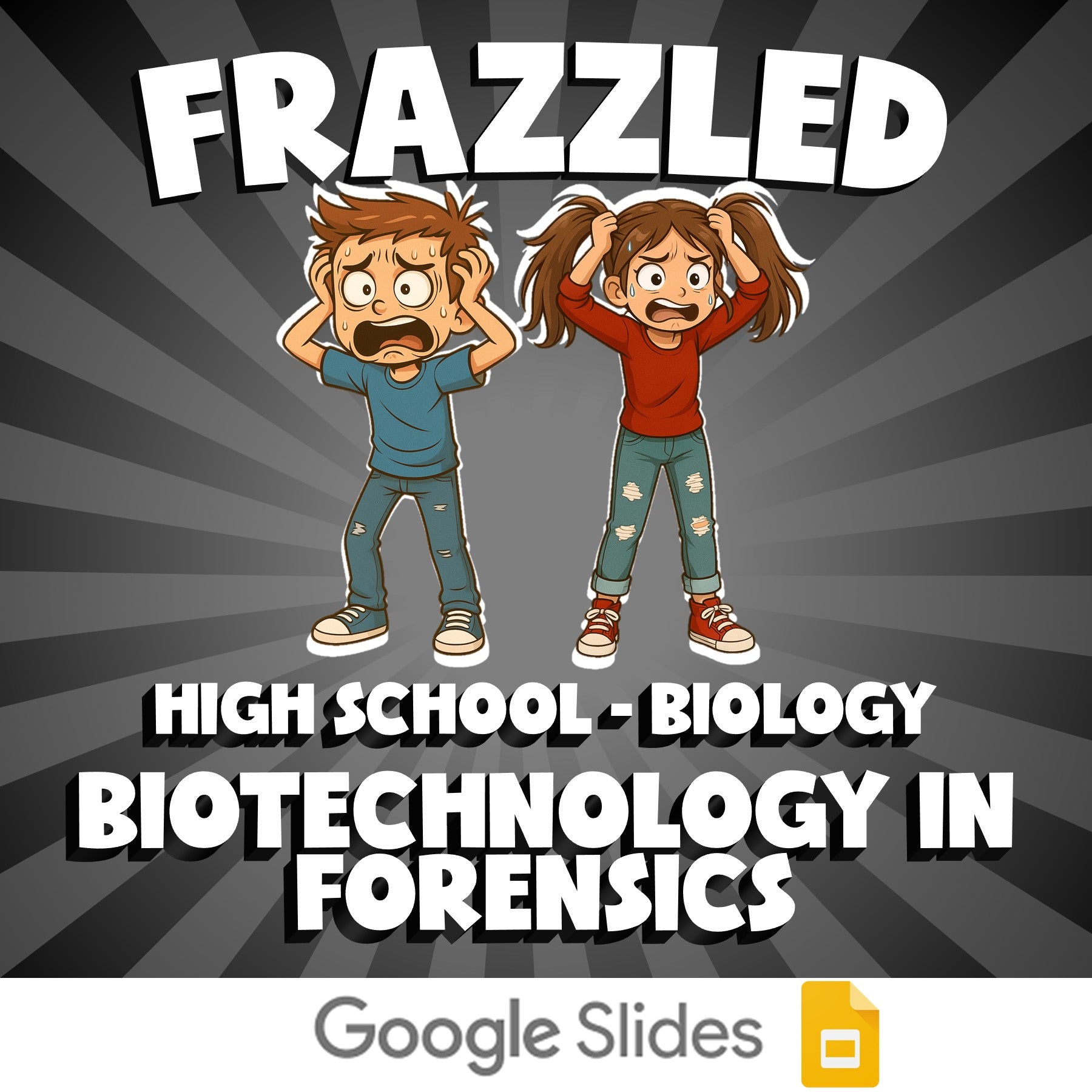 Biotechnology in Forensics FRAZZLED Science Game - No Prep Biology Review