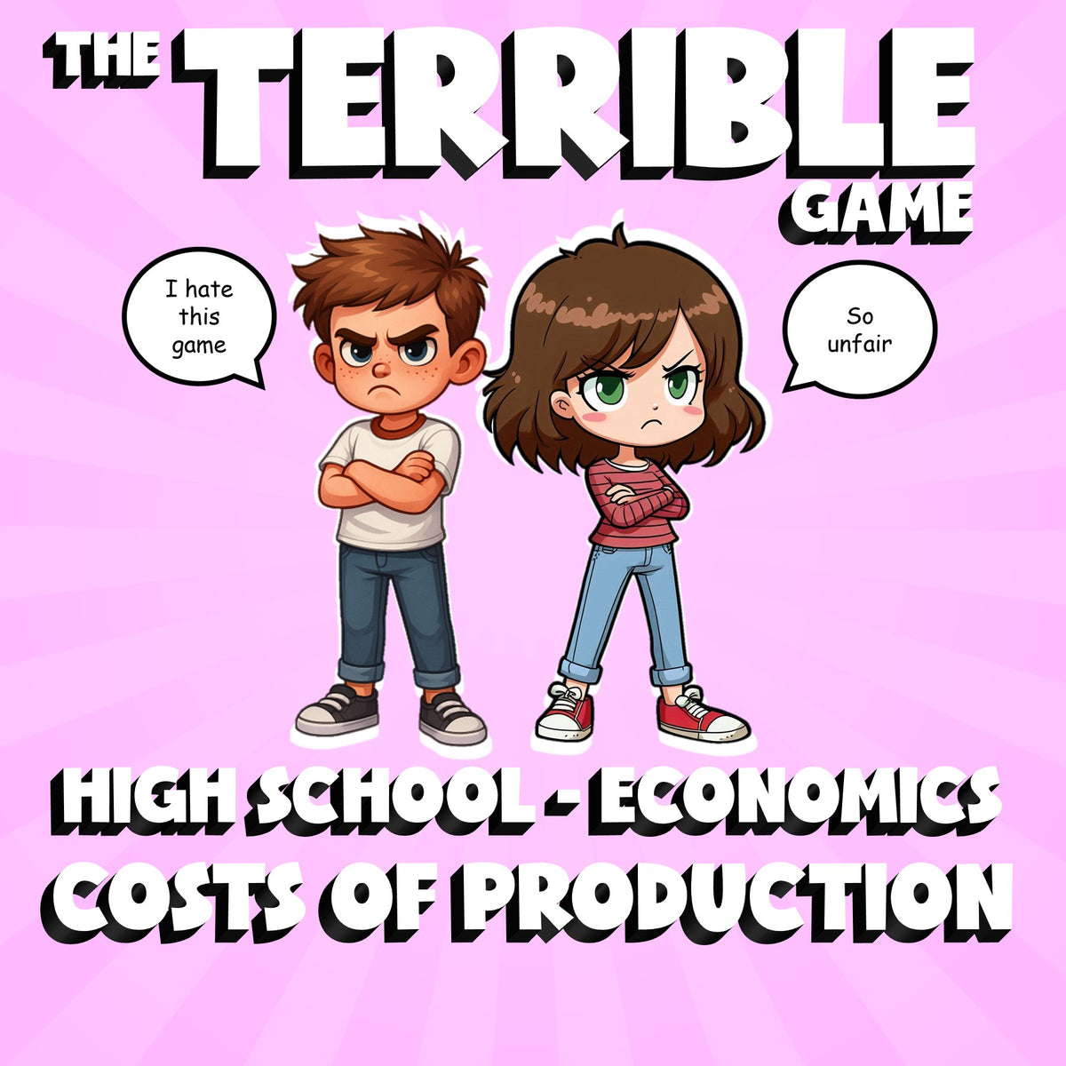 Costs of Production THE TERRIBLE GAME - No Prep Economics Review Activity