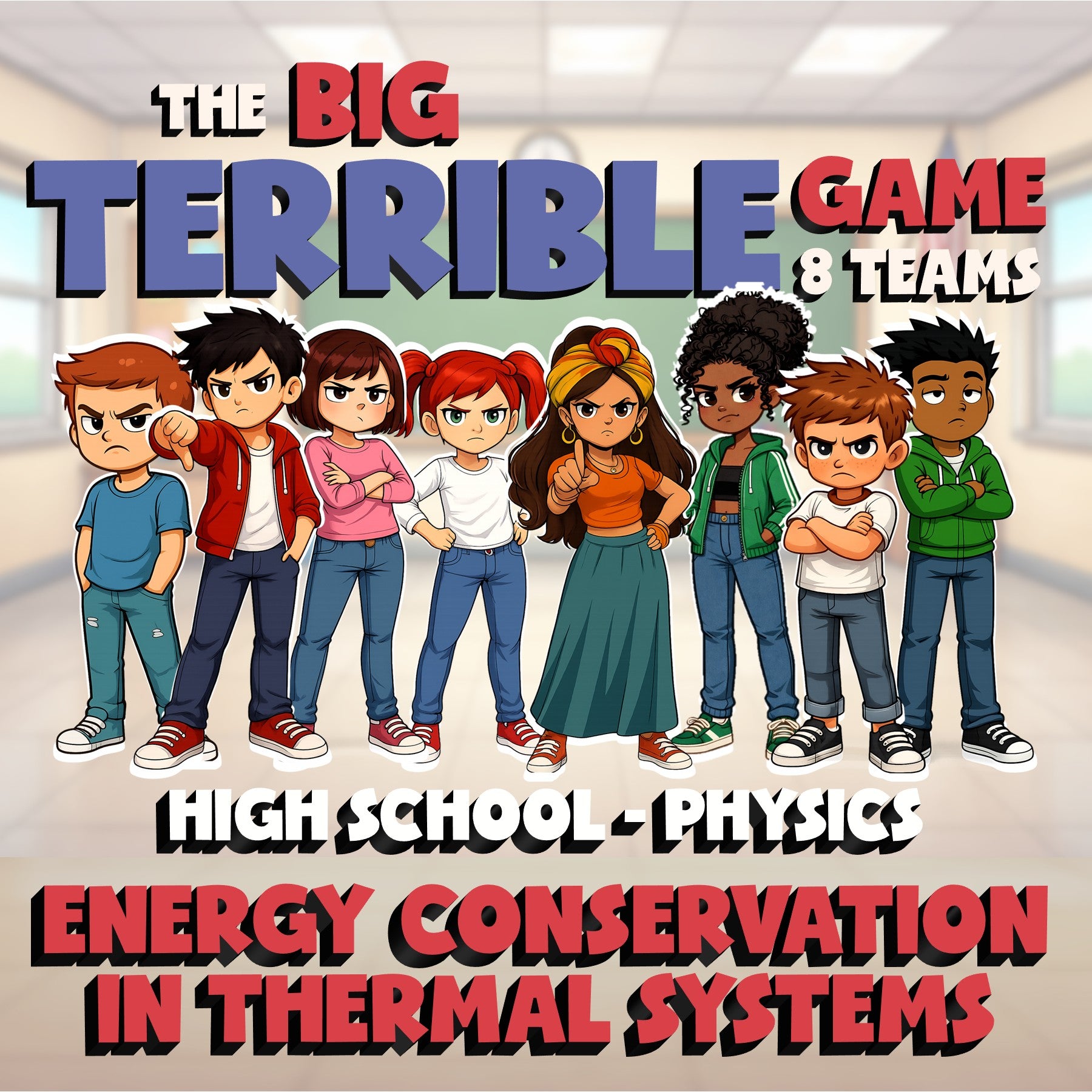 Energy Conservation in Thermal Systems BIG TERRIBLE GAME - Physics Science