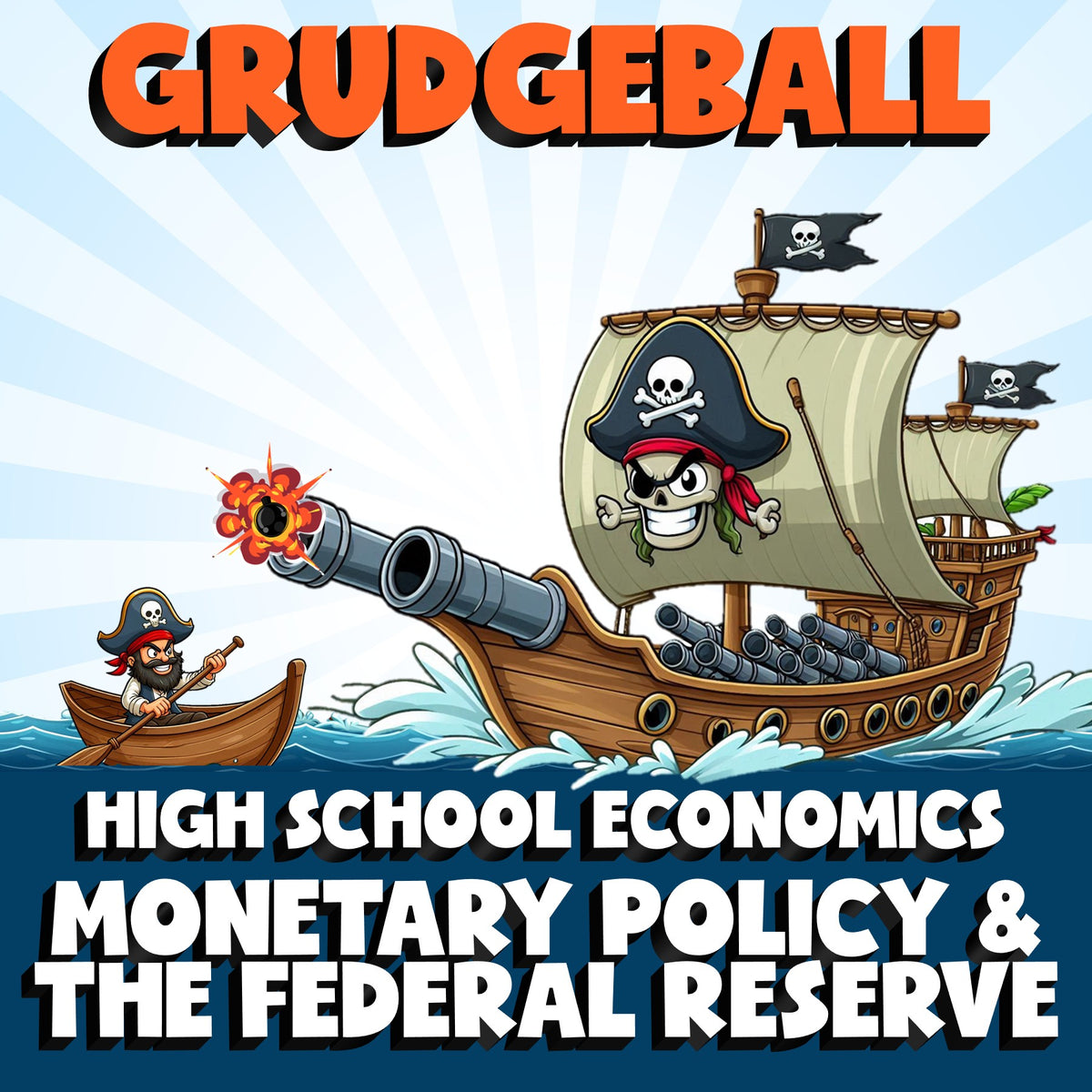 Monetary Policy & the Federal Reserve GRUDGEBALL Economics Game - No Prep Review