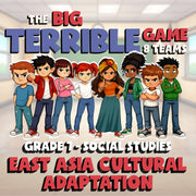 East Asia Cultural Adaptation BIG TERRIBLE GAME - No Prep Grade 7 Socials Review