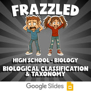 Biological Classification & Taxonomy FRAZZLED Science Game - No Prep Biology