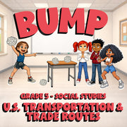U.S. Transportation & Trade Routes BUMP Socials Game - No Prep Grade 5 Review