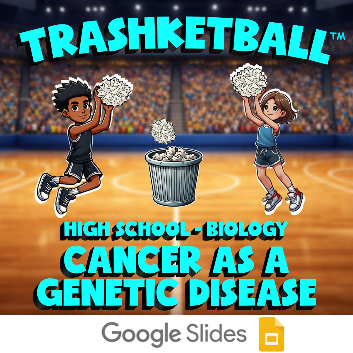 Cancer as a Genetic Disease TRASHKETBALL Science Game - No Prep Biology Review
