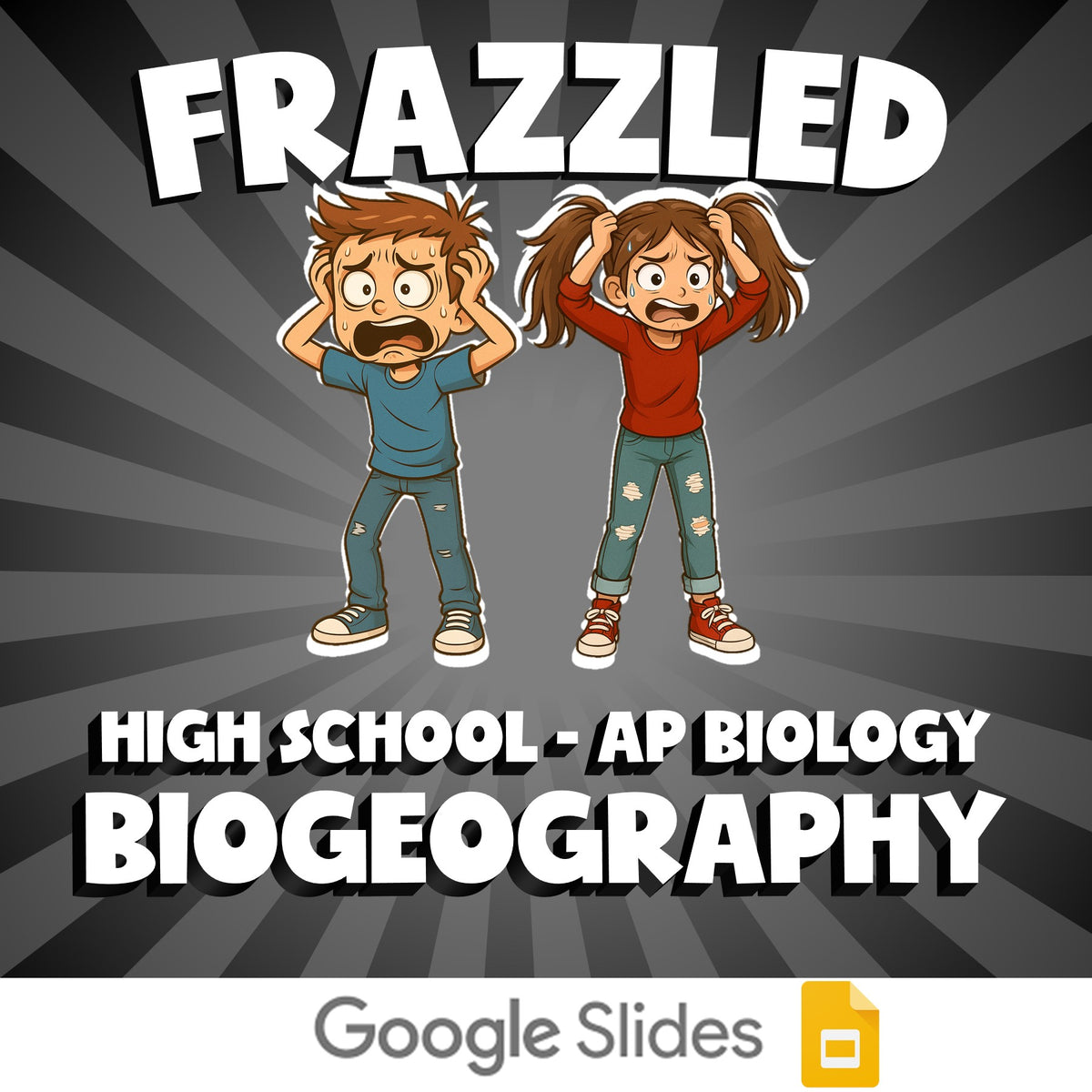 Biogeography FRAZZLED Science Game - No Prep AP Biology Review Activity