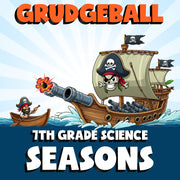 Seasons GRUDGEBALL Science Game - No Prep Grade 7 Review Activity
