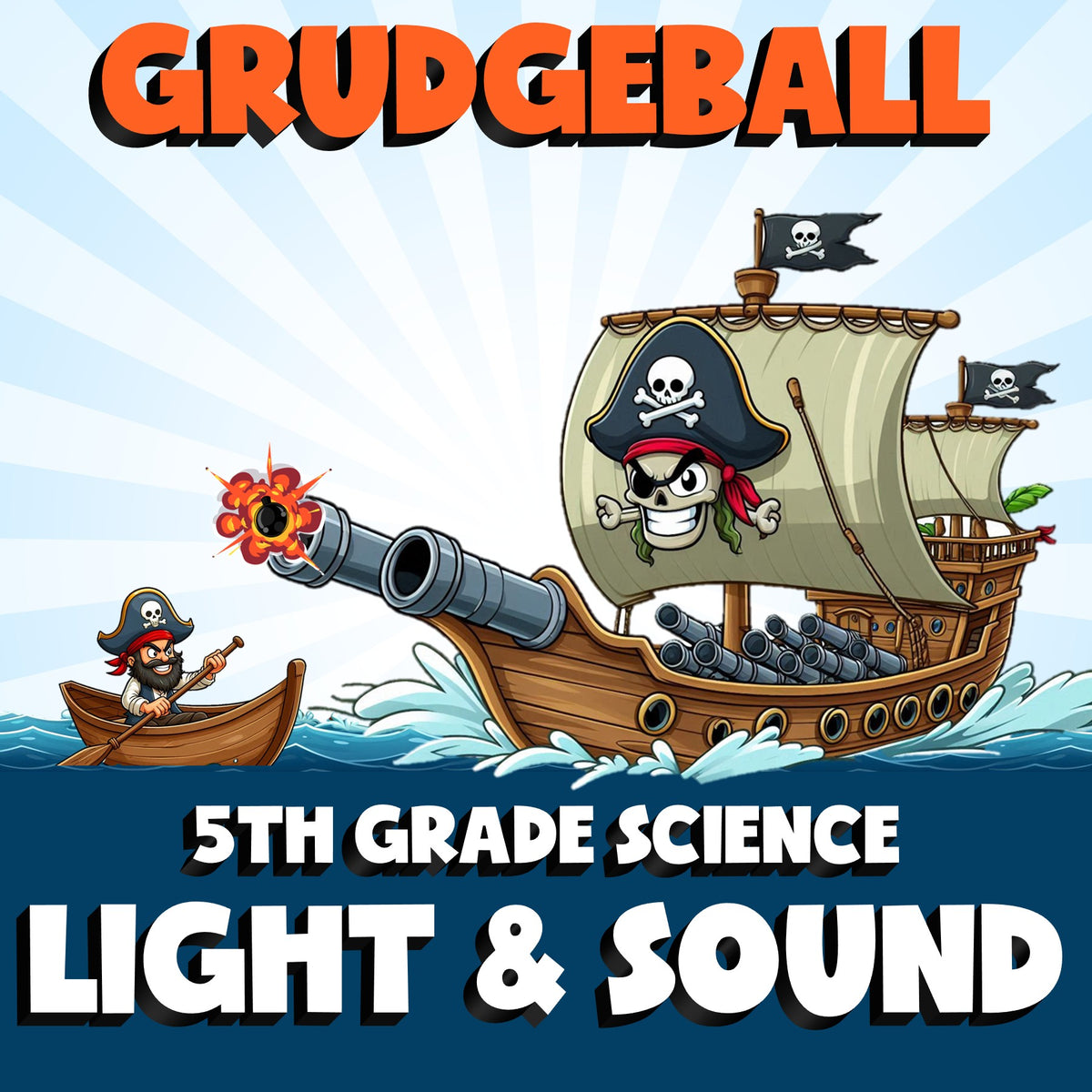 Light & Sound GRUDGEBALL Science Game - No Prep Grade 5 Review Activity