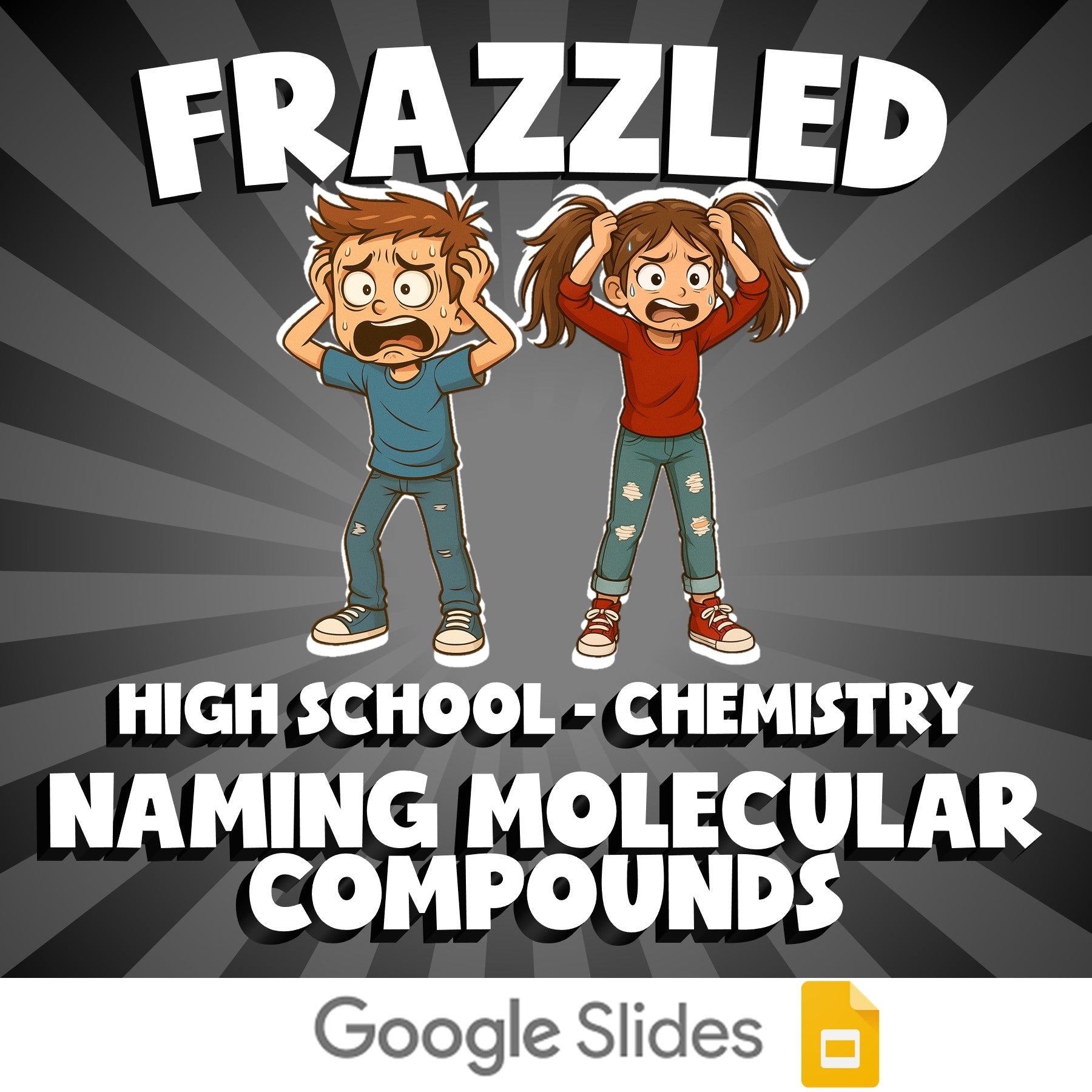 Naming Molecular Compounds FRAZZLED Science Game - No Prep Chemistry Review