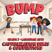 Capitalization Rules & Conventions BUMP ELA Game - No Prep Grade 3 Review