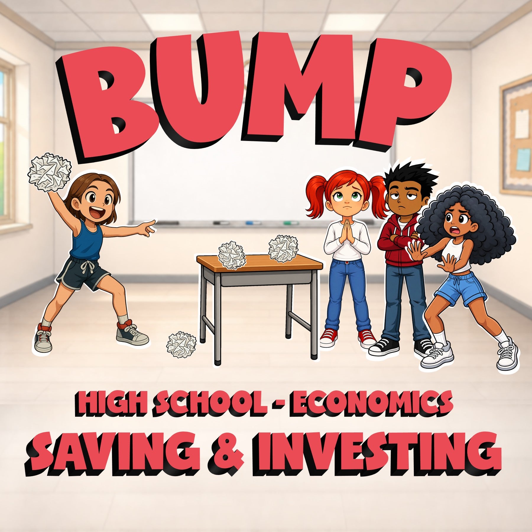 Saving & Investing BUMP Economics Game - No Prep Review Activity