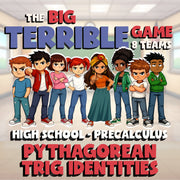 Pythagorean Trig Identities BIG TERRIBLE GAME - No Prep PreCalculus Math Review