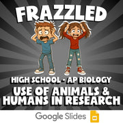 Use of Animals & Humans in Research FRAZZLED Science Game - No Prep AP Biology