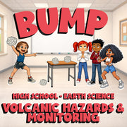 Volcanic Hazards & Monitoring BUMP Game - No Prep Earth Science Review Activity