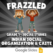 Indian Social Organization & Caste FRAZZLED Socials Game - No Prep Grade 7
