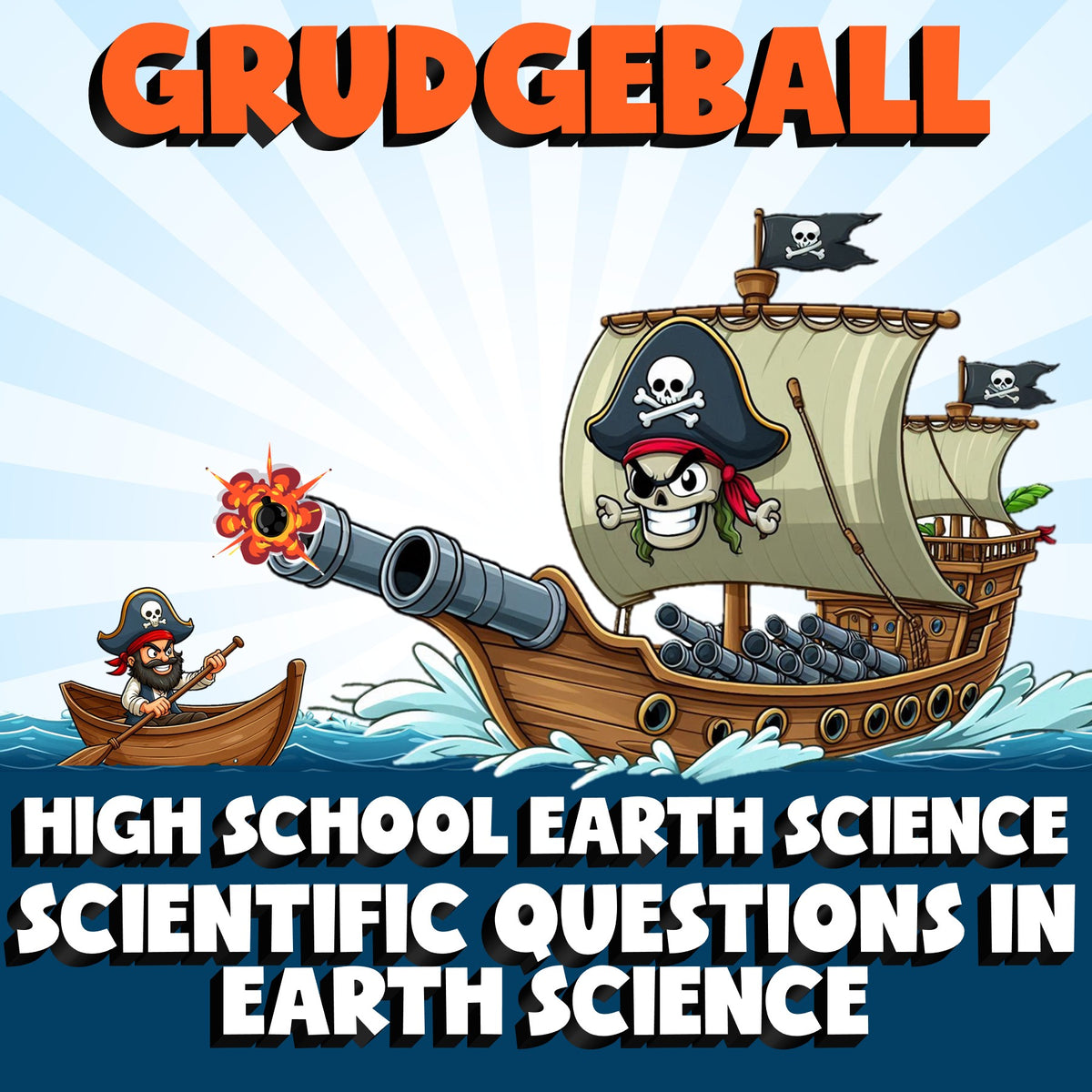 Scientific Questions in Earth Science GRUDGEBALL Game - No Prep Earth Science