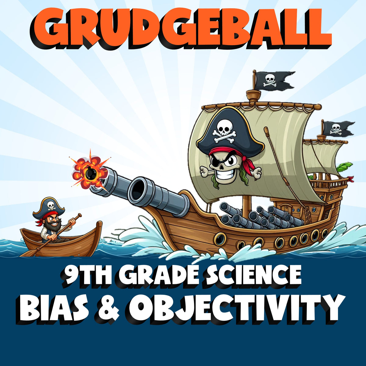 Bias & Objectivity GRUDGEBALL Science Game - No Prep Grade 9 Review Activity