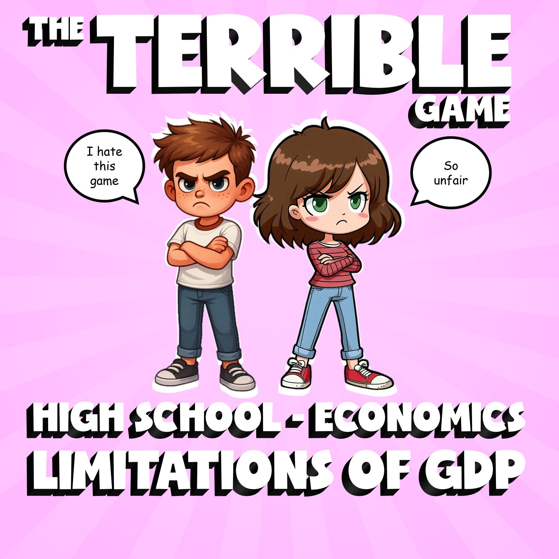 Limitations of GDP THE TERRIBLE GAME - No Prep Economics Review Activity