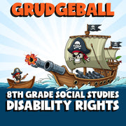 Disability Rights GRUDGEBALL Socials Game - No Prep Grade 8 Review Activity
